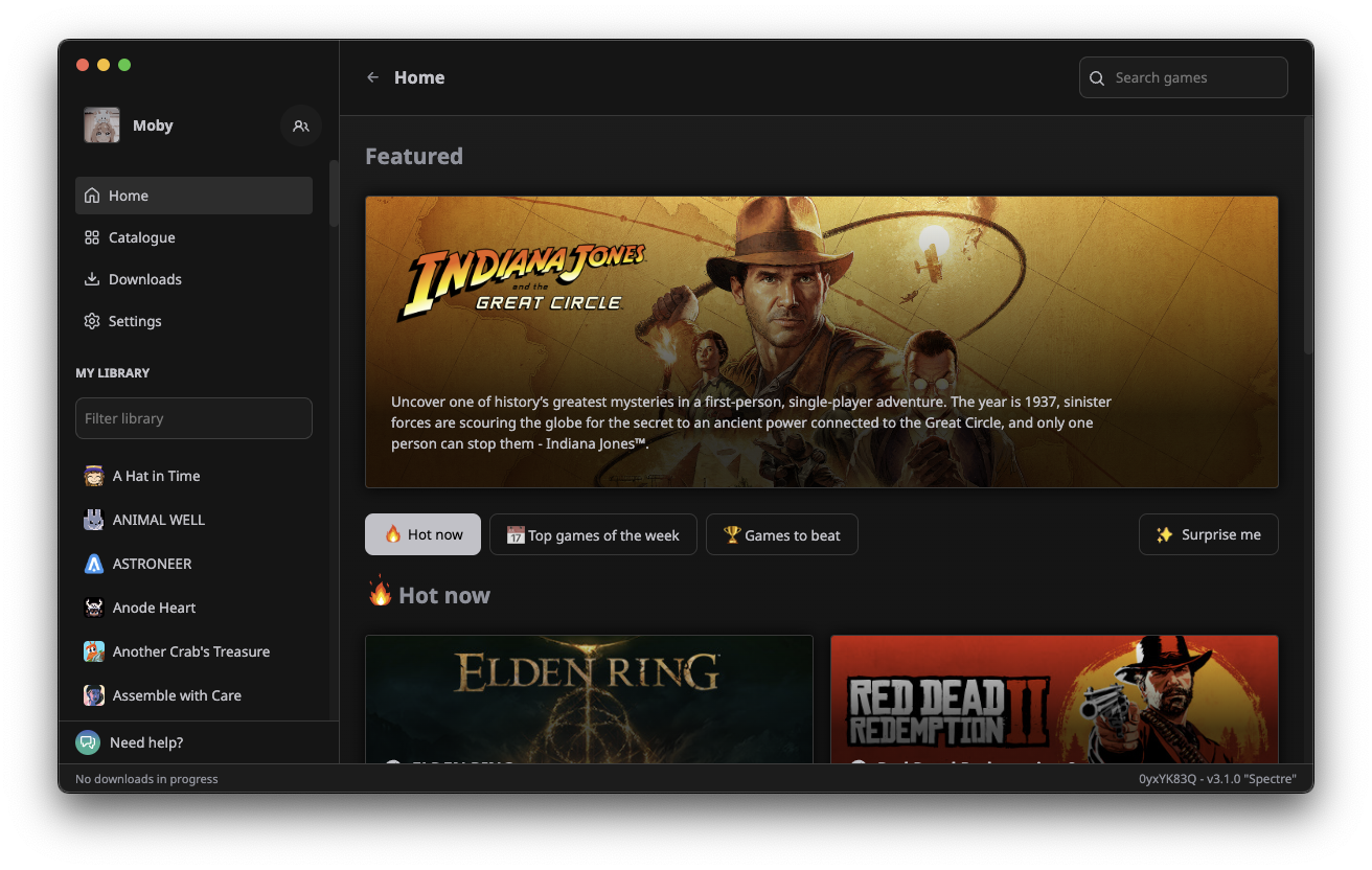 Hydra Launcher: o app que unifica todas as suas bibliotecas de jogos